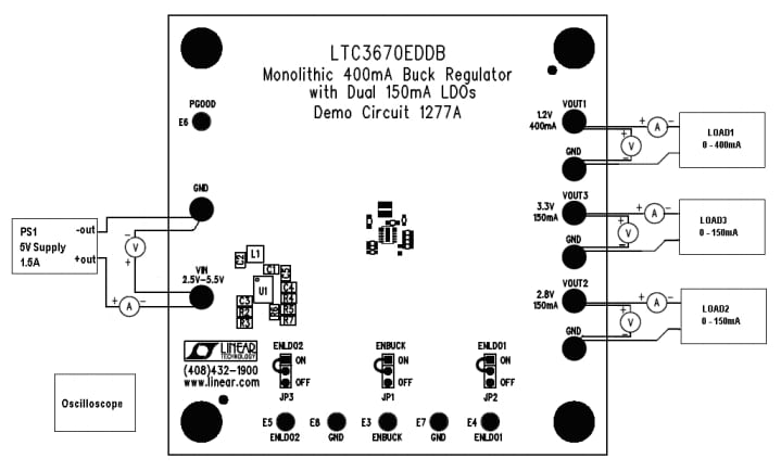Schaltplan - Analog Devices Inc. DC1277 Demonstrationsschaltung